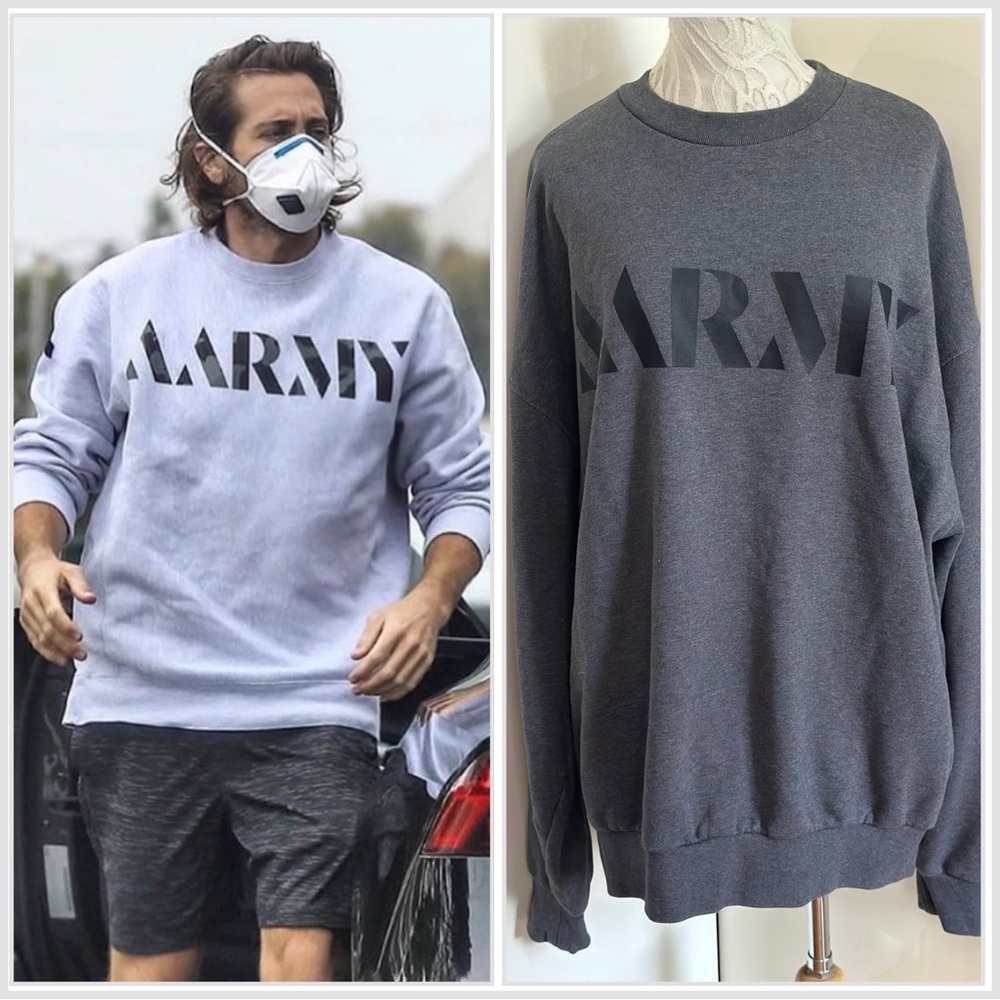 AARMY NYC Crewneck Long Sleeve Sweatshirt Sz XL
